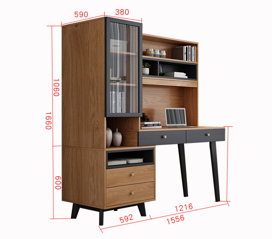 Bàn làm việc bằng gỗ công nghiệp thiết kế đẹp