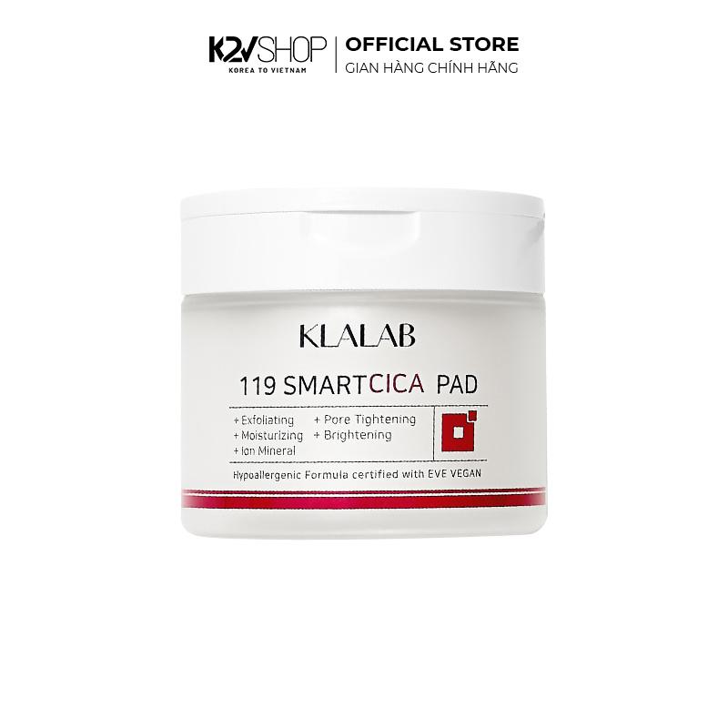 Bông Thấm Khoáng KLALAB 119 Smart Cica Pad 220ml - K2V Shop