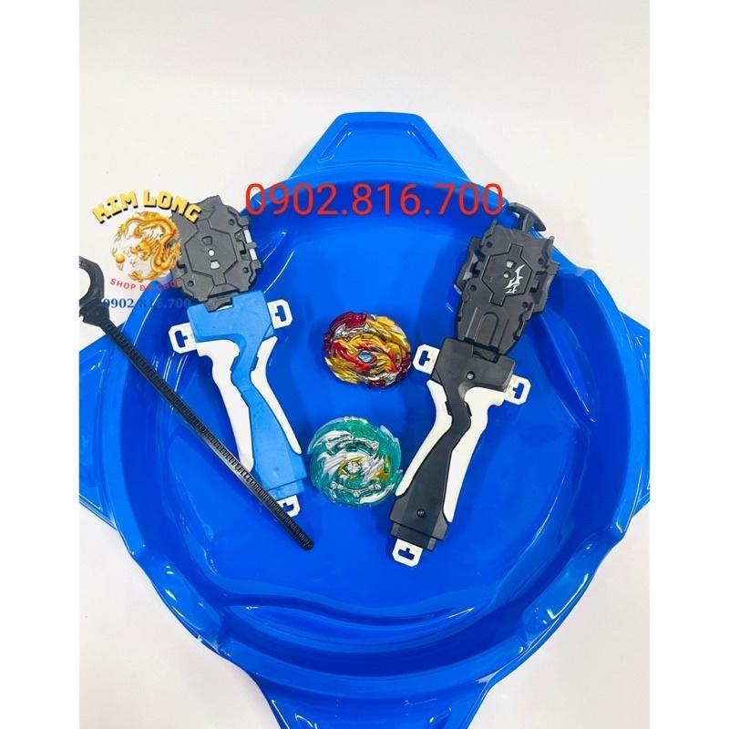 Bộ 2 Con Quay BEYBLADE vòng xoay thần tốc siêu mạnh có 2 kiểu Tay Cầm 559