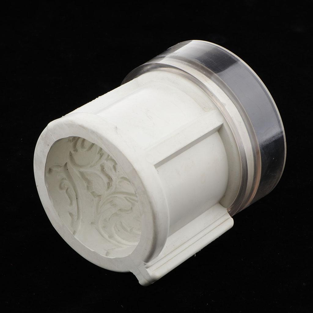 Rubber Mold Art Molds Cylinder Molds for Concrete, DIY Coaster/Flower Pot/Ashtray/Pen Candle Soap Holder