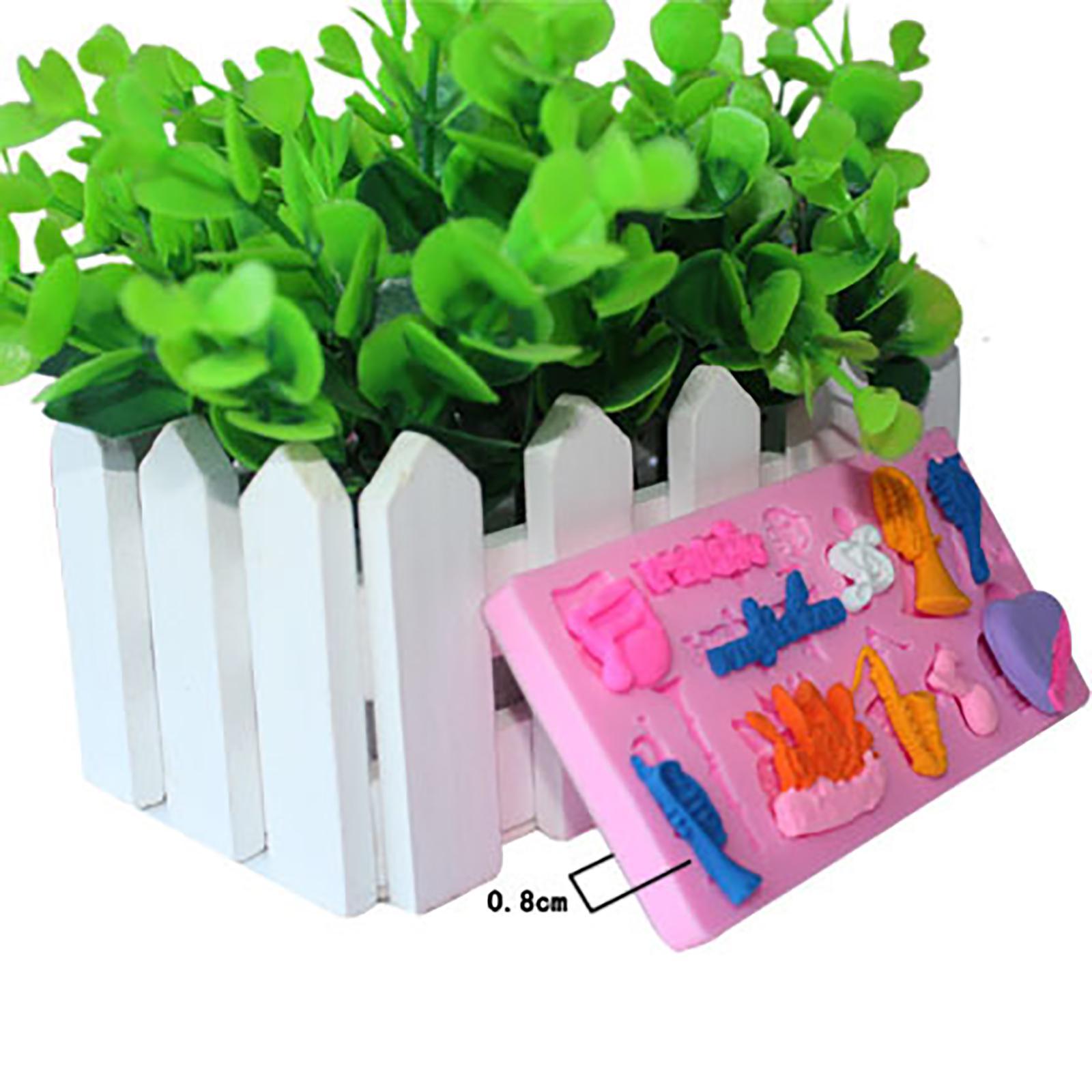 Silicone Cake Baking Mold 3D Instrument Pattern Mold for Fondant Cake