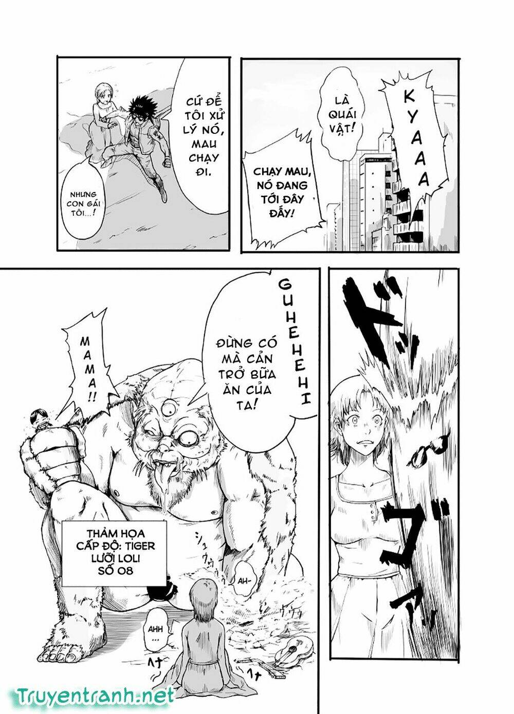 trận chiến giữa saitama và bão kinh hoàng chapter 1 3