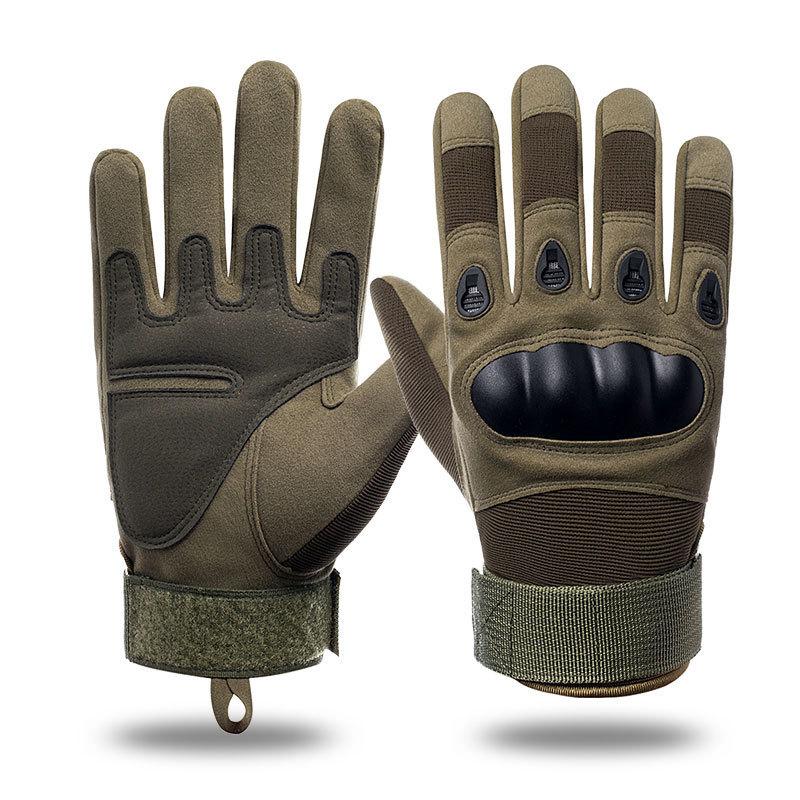 Găng tay xe máy Găng tay xe đạp Găng tay quân sự Găng tay xe đạp Mitten Ski ngoài trời Airsoft Leo núi Găng tay chiến đấu Găng tay Color: Army Green 3 Size: M