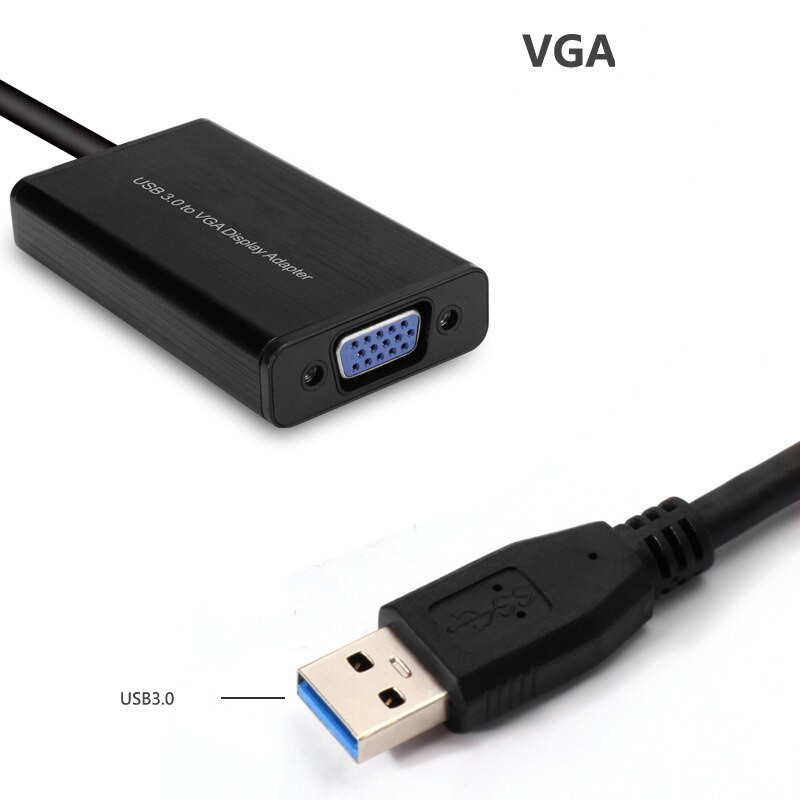 Cáp Chuyển USB 3.0 Sang VGA VINETTEAM - Hàng Chính Hãng