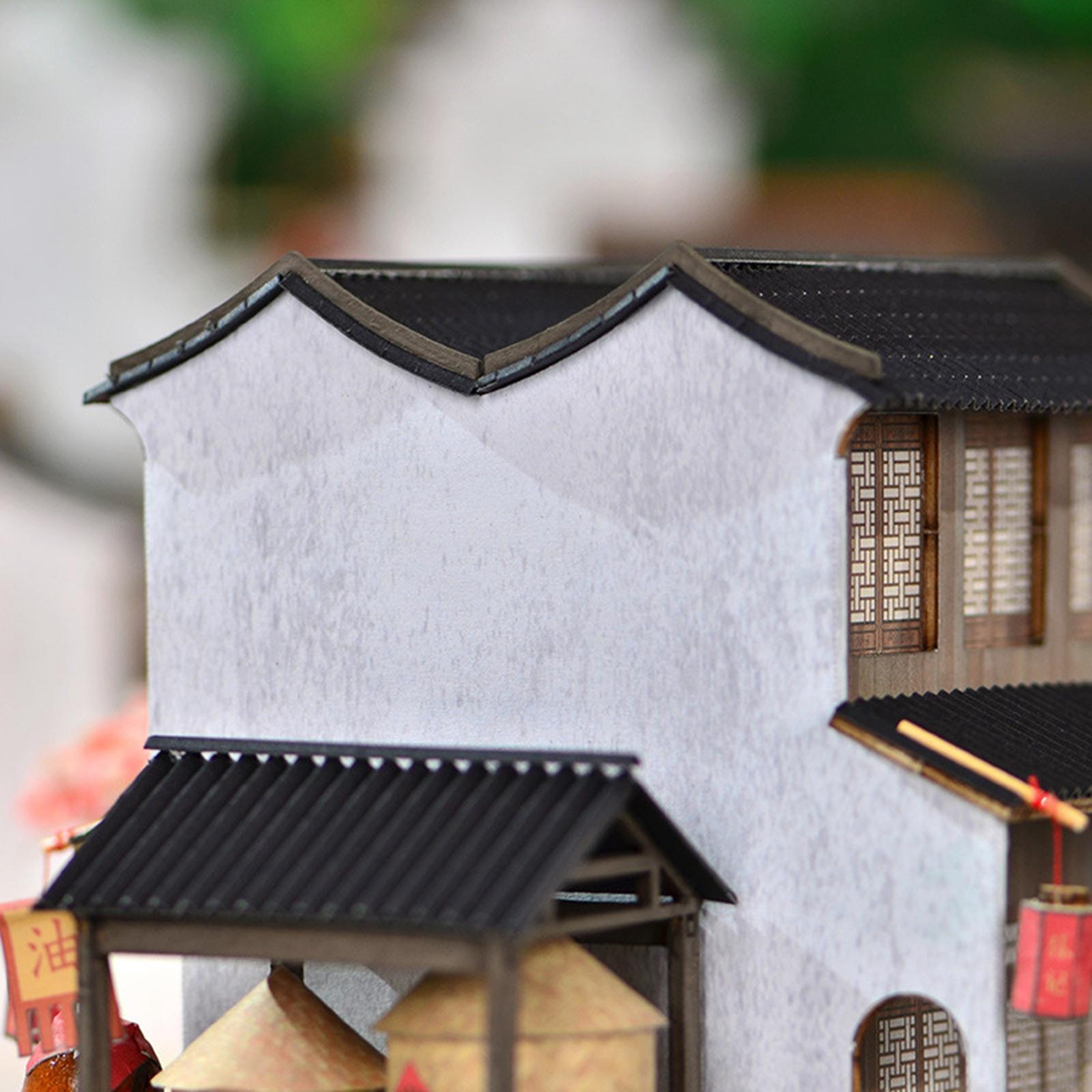 Dollhouse Miniature House Creative Toys Small House Set for Friends Lady