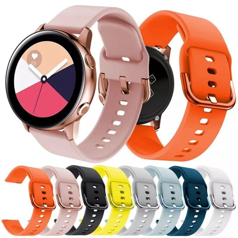 Dây thể thao silicon thời trang dành cho các loại smartwatch và đồng hồ cơ có dây 20mm và 22mm