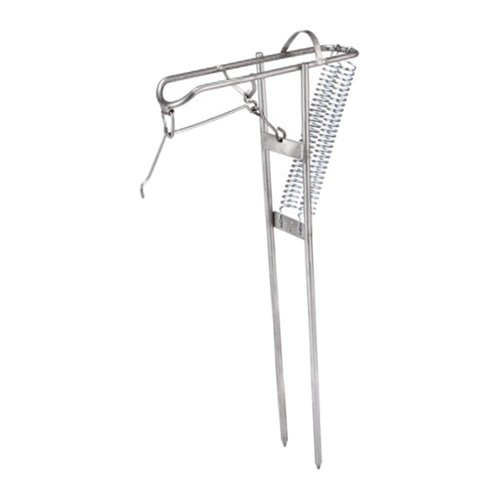 Spring Fishing Rod Holder Rod Stand Fishing Pole Holder Universal Double Spring Ground Support Rod Rack for Bank Ponds Rivers Fishing Tools