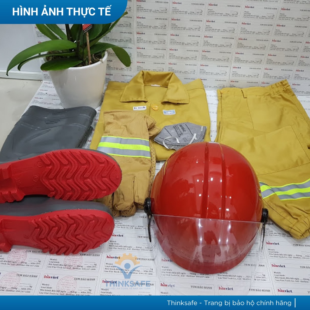Quần áo PCCC theo thông tư 48 có tem kiểm định PCCCAP-65/Bộ trang phục PCCC theo thông tư 48