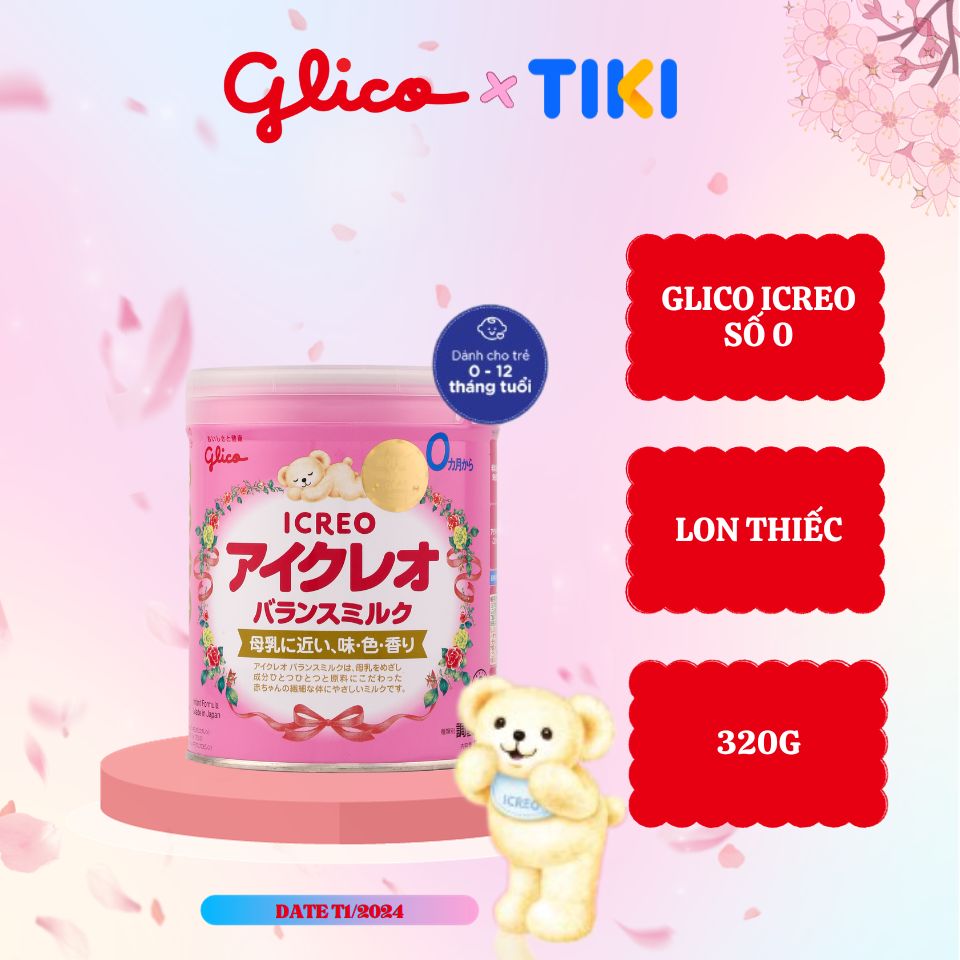 Sữa Glico Icreo Balance Milk (Icreo Số 0) - Lon 320g