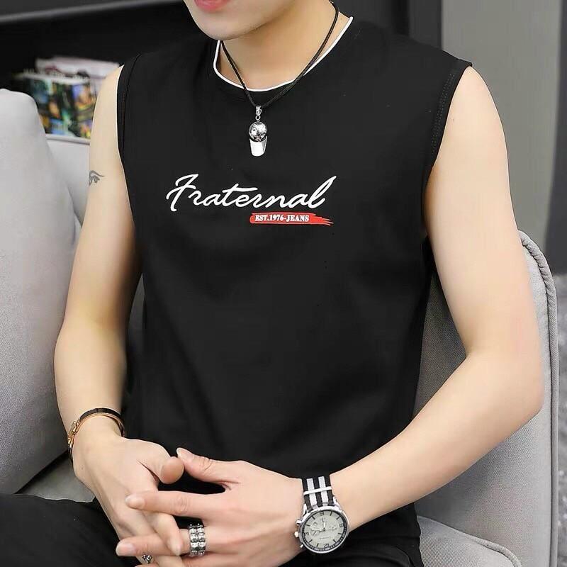 Áo ba lỗ nam thương hiệu Muradfashion, áo thun nam vải cotton co dãn không xù mẫu MS732