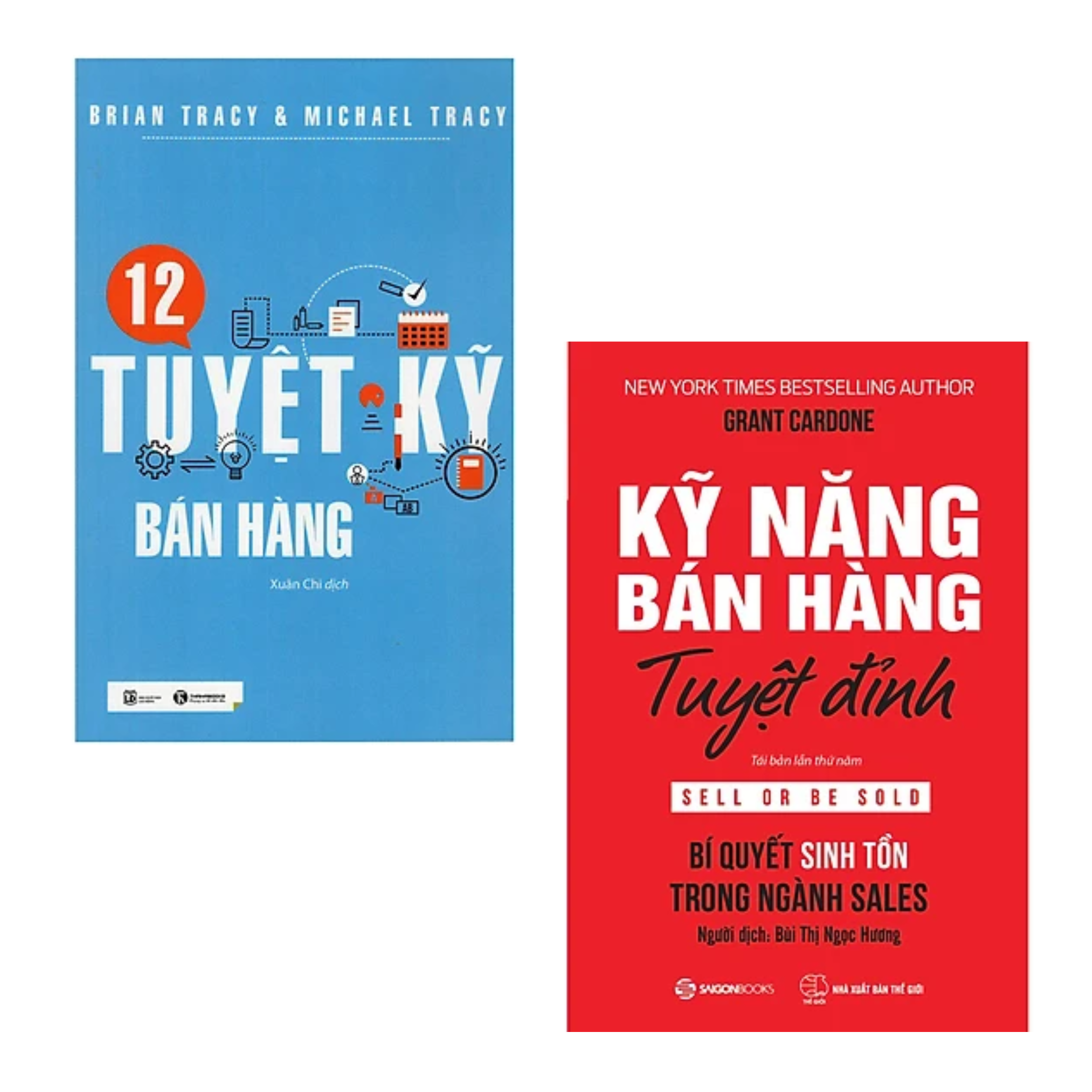 Combo 2 cuốn Bán Hàng: 12 Tuyệt Kỹ Bán Hàng + Kỹ Năng Bán Hàng Tuyệt Đỉnh (Tái Bản)