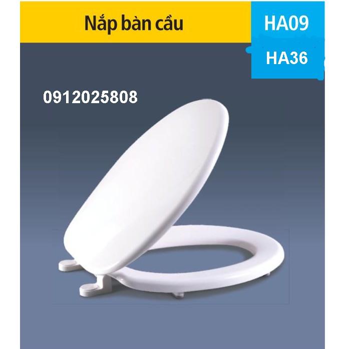 HA09T (thường) -  Nắp bồn cầu nhựa thông dụng