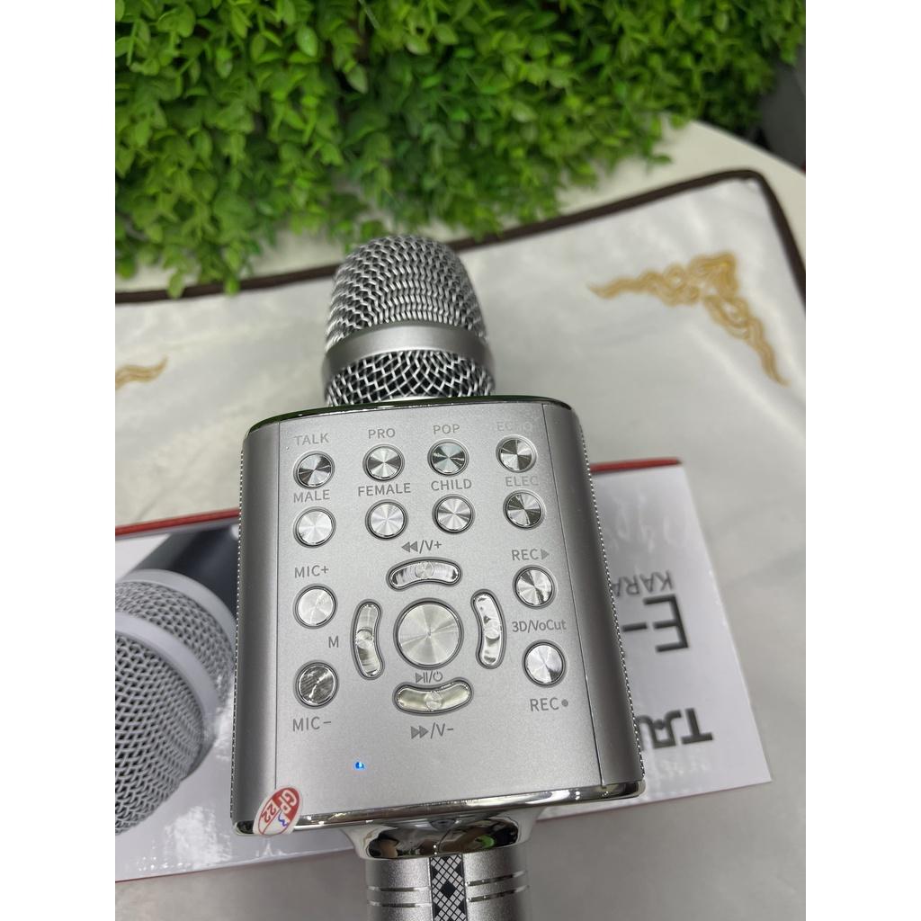 Mic Karaoke YS- 96 Kèm Loa Bluetooth Bass Cực Hay, Trầm Ấm-th Hỗ Trợ Ghi Âm, Thiết Kế Sang Trọng Đẹp Mắt.