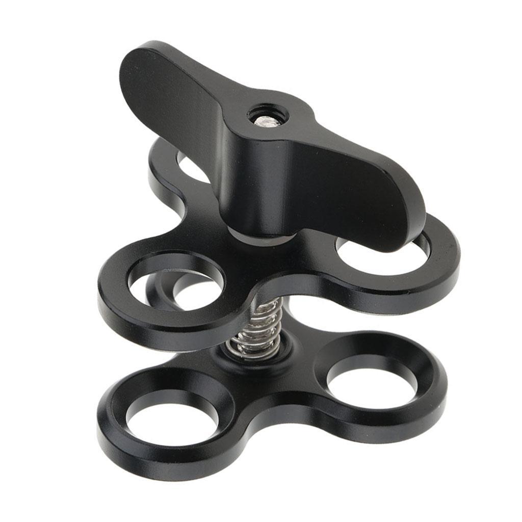 Underwater Diving Ball Connector Clamp Mount Arm For Vedio Light