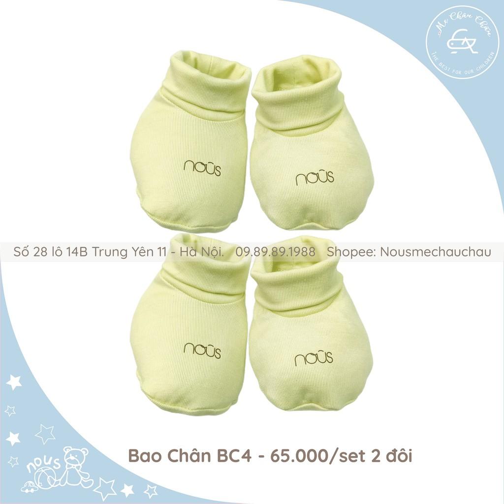 Phụ Kiện Cho Bé Sơ Sinh - Bao Tay Nous - Bao Chân Nous - Mũ Nous (Size Sơ sinh Newborn)