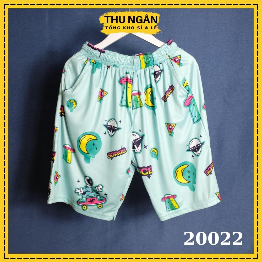 Quần Đùi Thun Unisex Cho Nam Nữ Chất Đẹp Cao Cấp Mặc Nhà 20022