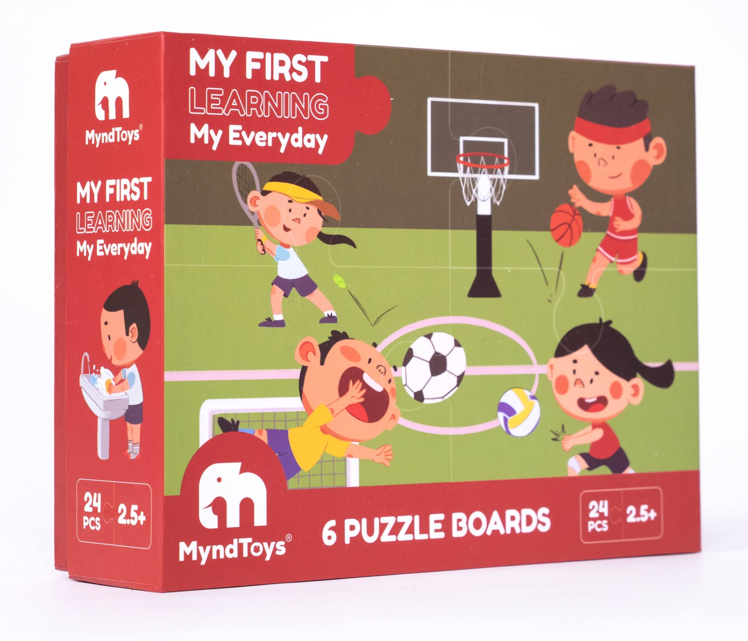 Đồ chơi Giáo dục MyndToys Xếp hình puzzle thông minh My First Learning – My Everyday cho bé từ 2.5 tuổi