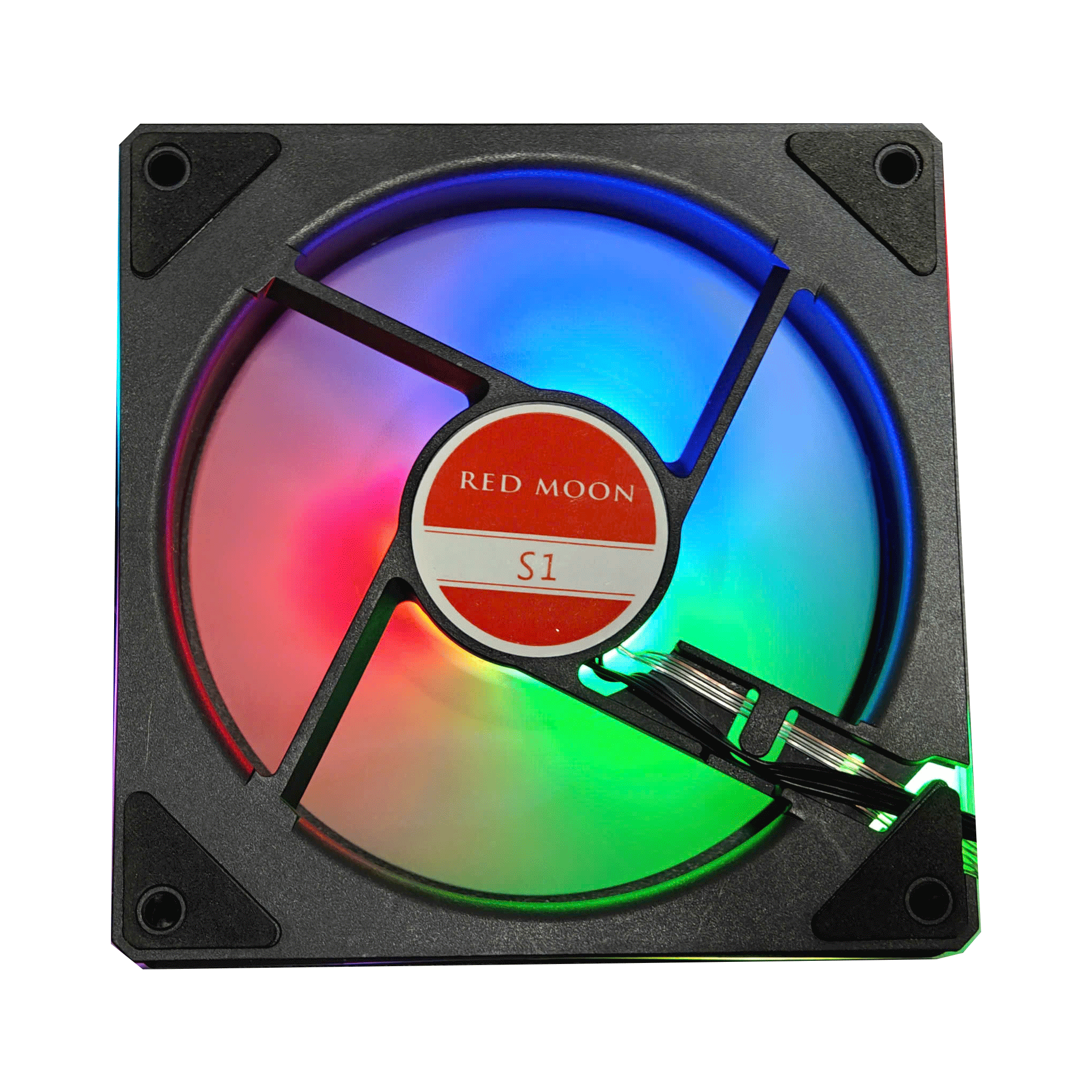 Quạt Tản Nhiệt Fan Case S1 Auto RGB Đổi Màu Đen – Hàng Chính Hãng