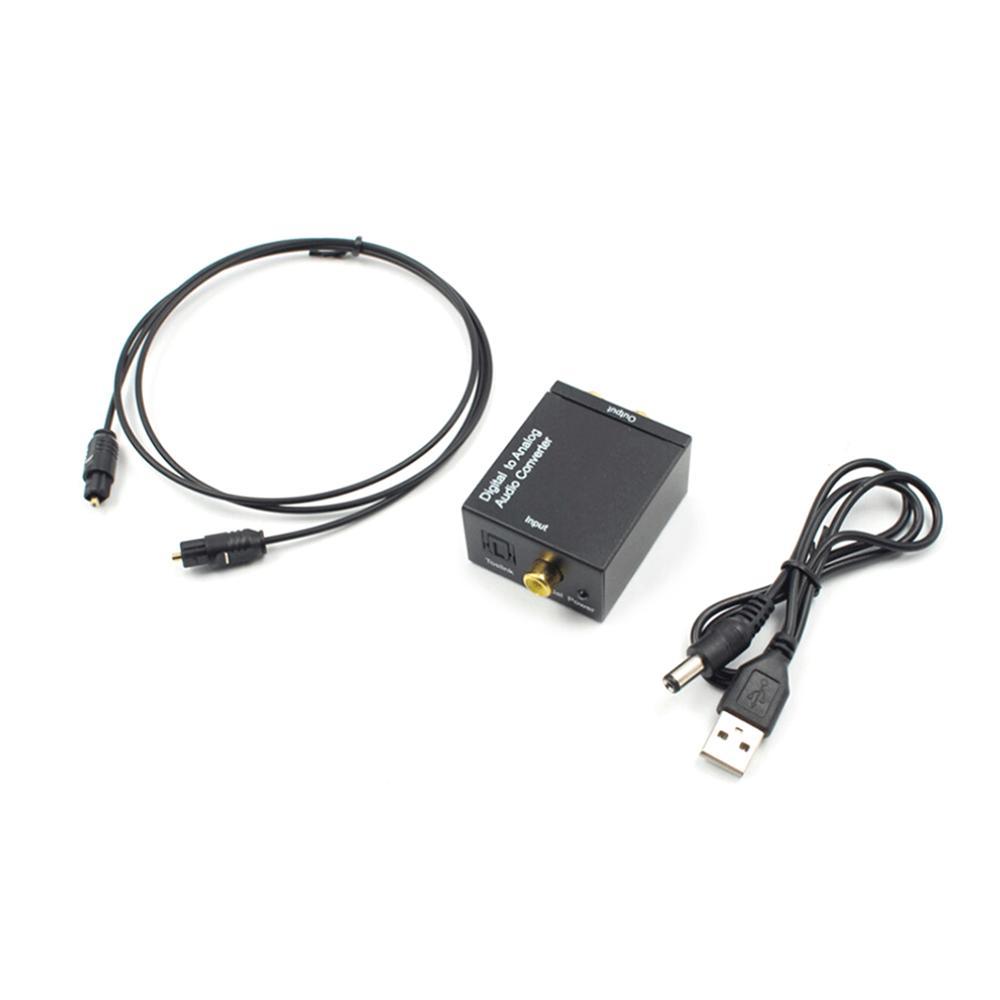 Bộ Chuyển Đổi Âm Thanh Kỹ Thuật Số Đồng Trục Quang Học Toslink Sang Analog L/R RCA Sang Jack 3.5 Bộ Chuyển Đổi Âm Thanh Kỹ Thuật Số Bộ Chia Âm Thanh Nổi SPDIF