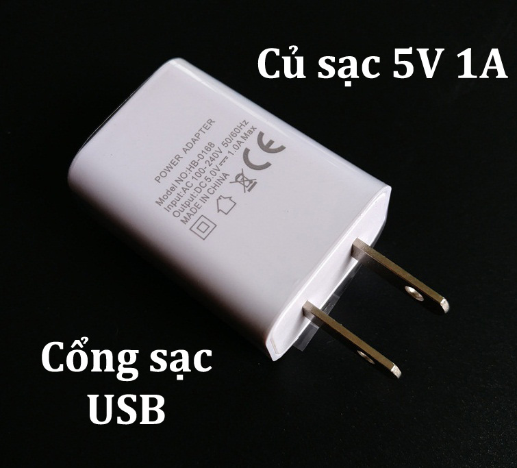 Cóc Sạc 1A Cho Điện Thoại, Loa -HN