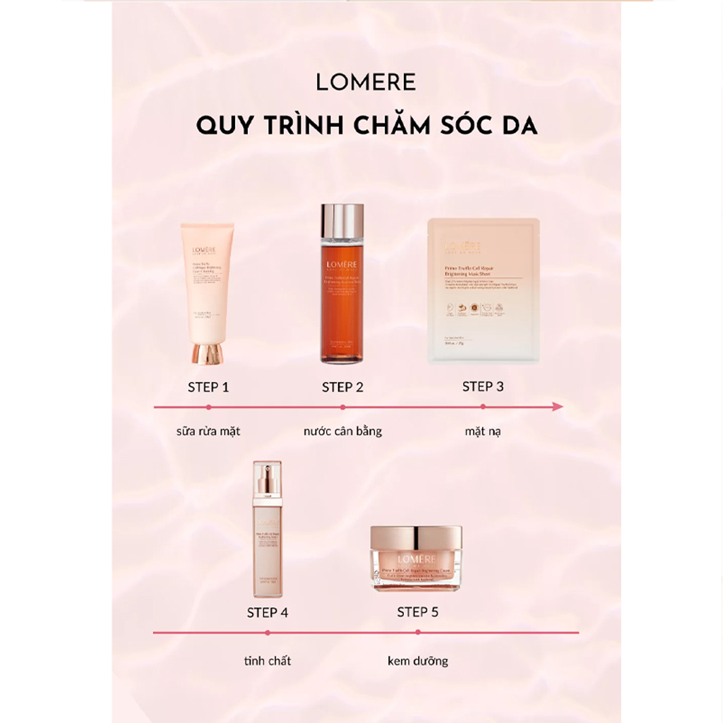 Tinh chất dưỡng trắng, mờ nám Lomere Prime Truffle Cell Repair Brightening Serum 50ml