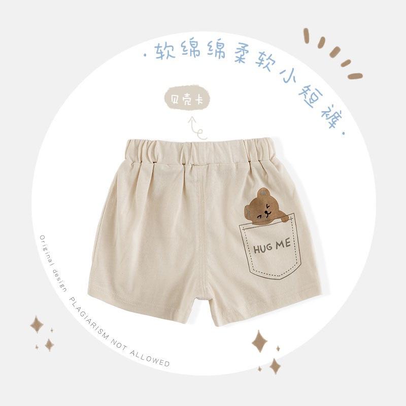 Quần Short Bé Trai Quần Đùi Trẻ Em Thú Hoạt Hình Vải Cotton Cao Cấp Co Giãn 4 Chiều Cho Bé 8-25kg - SUMO KIDS