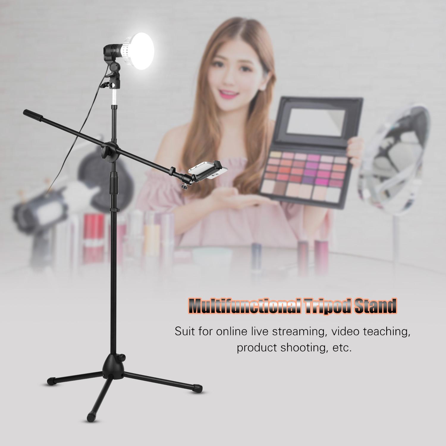 Bộ chân đế ánh sáng chụp ảnh chuyên nghiệp 140cm / 4,6ft có thể điều chỉnh độ cao,hợp kim nhôm