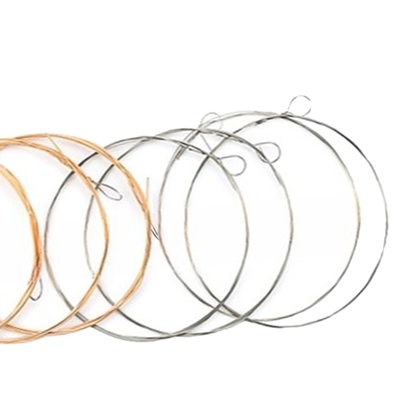 8 Pieces Mandolin Strings Set D-4TH Direct Replaces Mandolin Parts Replacement Easy Installation