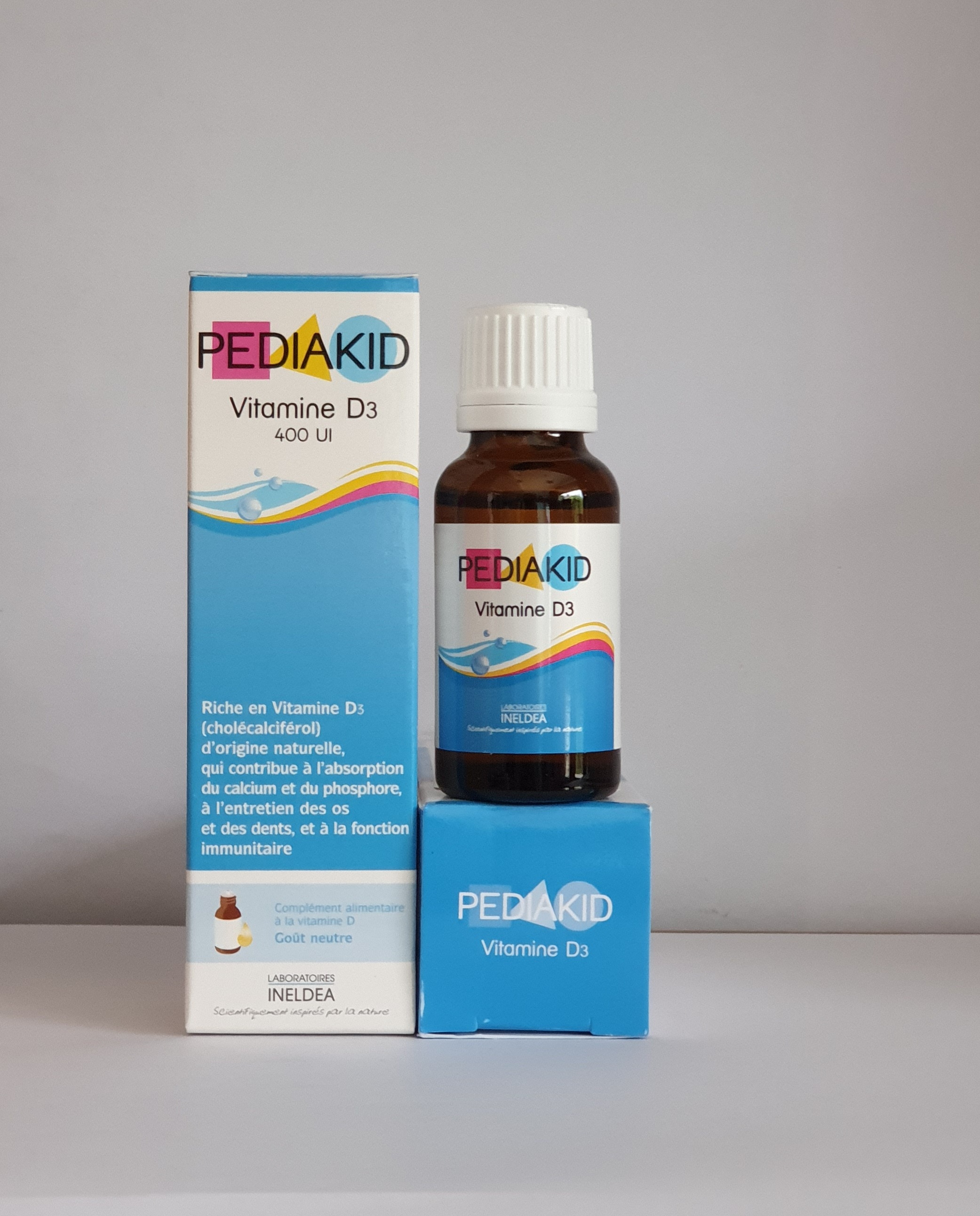 Vitamin D3 Thuần Pediakid Cho Trẻ Sơ Sinh Giúp Bé Ngủ Ngon, Tăng Hấp Thu Canxi, Ngừa Còi Xương (Hộp 20ml)