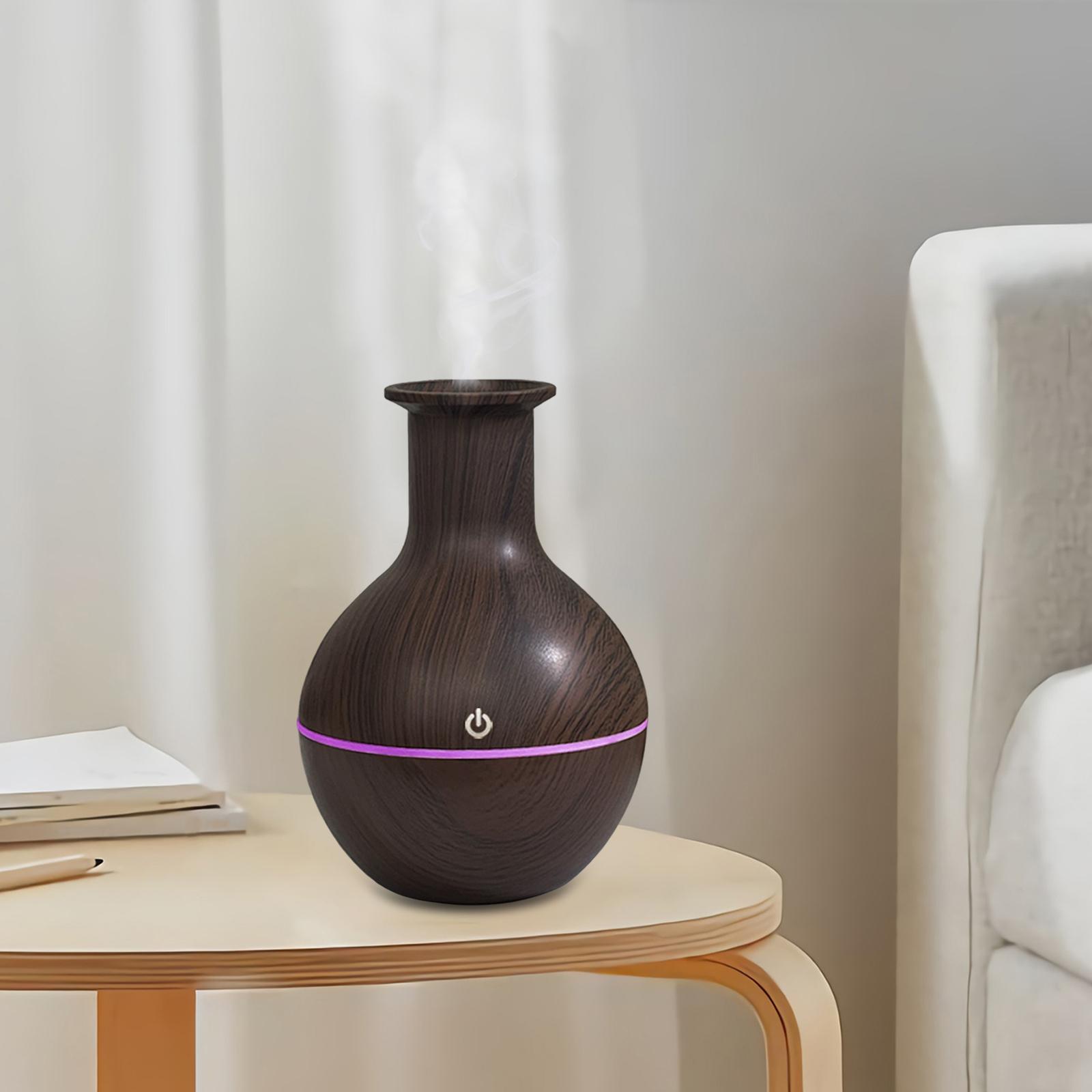 Desktop Diffuser Low Noise with LED Colorful Light Humidifier USB Charging Small Diffuser Humidifier for Desktop Bedroom