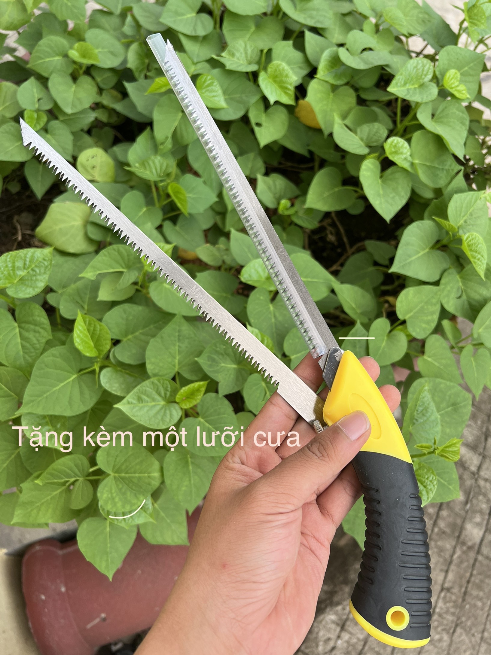 Cưa Cầm Tay Mini Cán Nhựa TPR Cao Cấp , Chuyên Cưa Cây Bonsai, Cành Cây