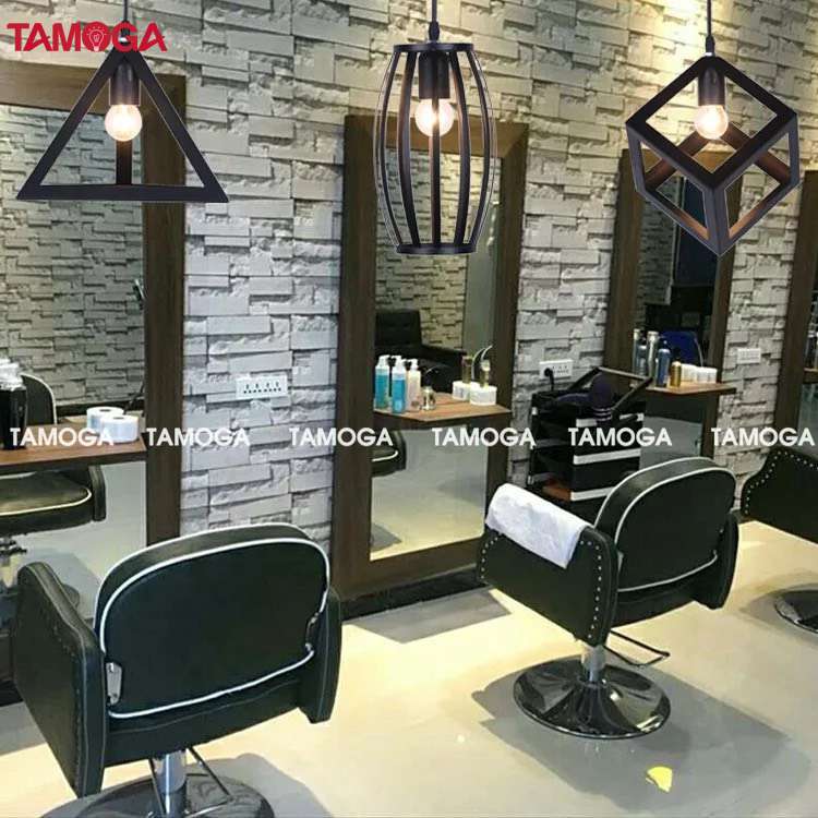 Đèn thả trần trang trí TAMOGA JIBIS bộ 3 lập phương tam giác hình trụ 0072/3