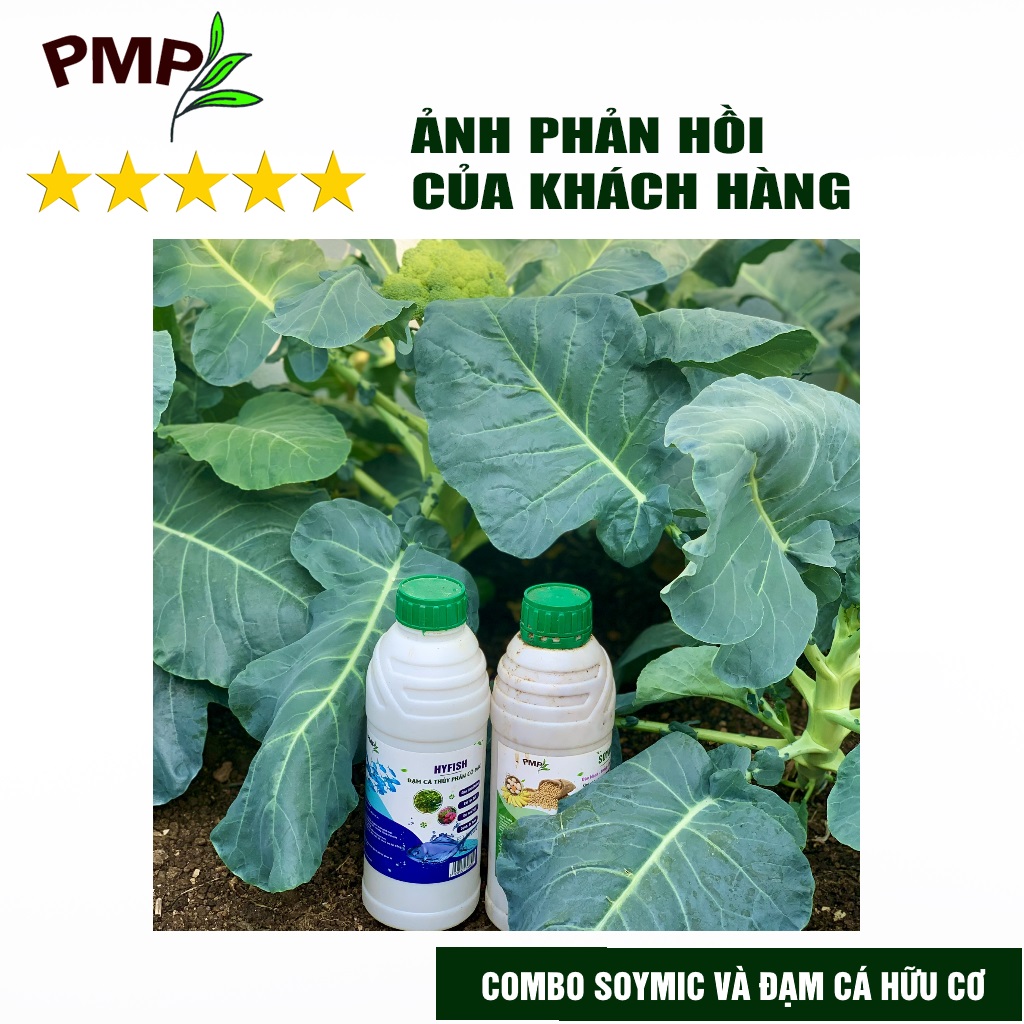 Phân bón hữu cơ Combo phân PMP trồng rau sạch tại nhà, sân thượng