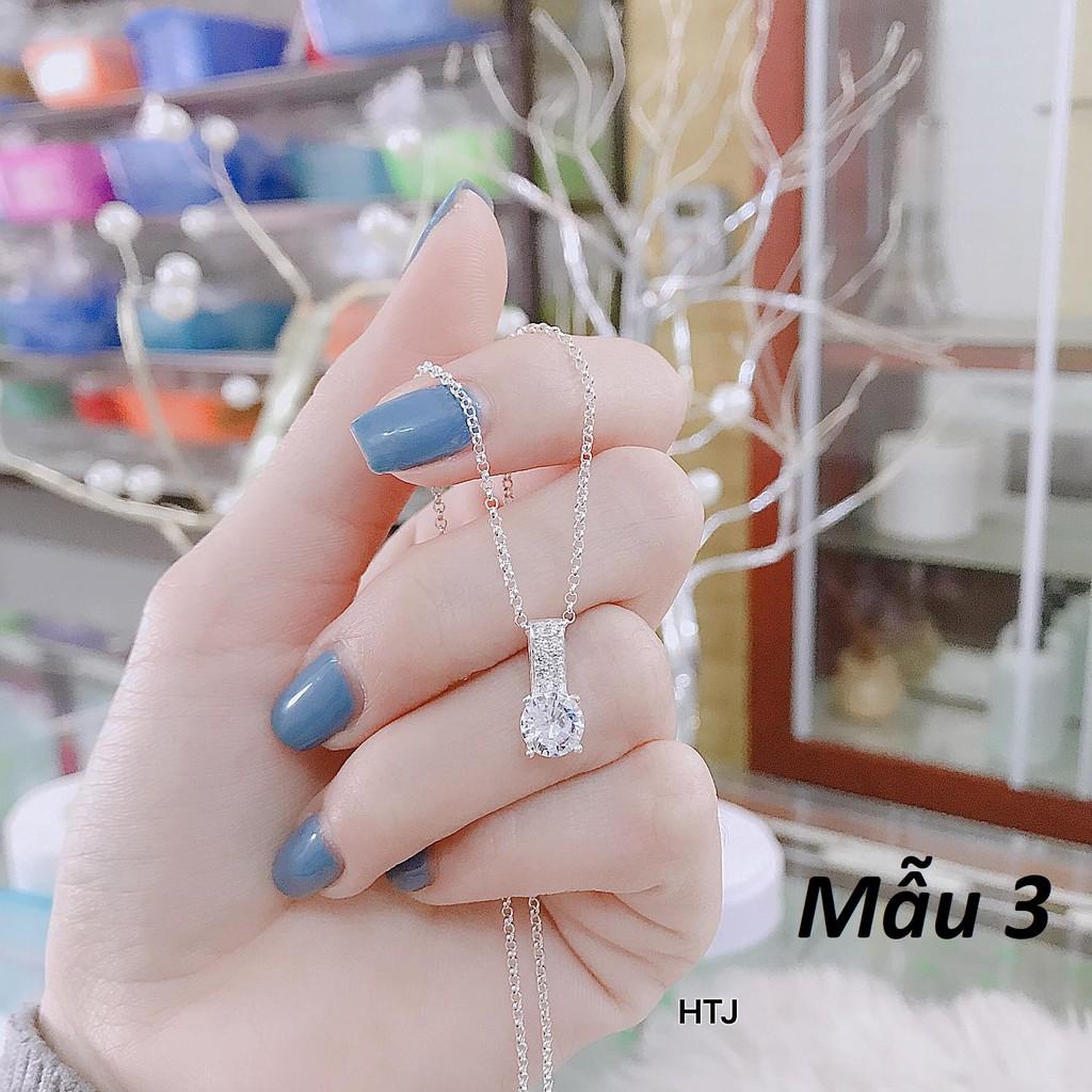 Dây chuyền nữ bạc Ý mặt nhỏ xinh MS12d