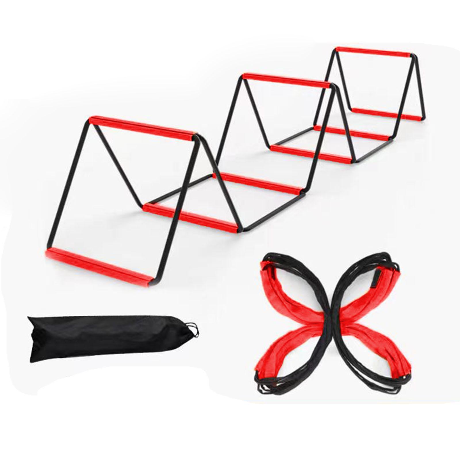 Agility Ladder Training Equipment Multipurpose Foldable Stairs Agility Training Ladder Workout Ladder for Rugby Foot Exercise