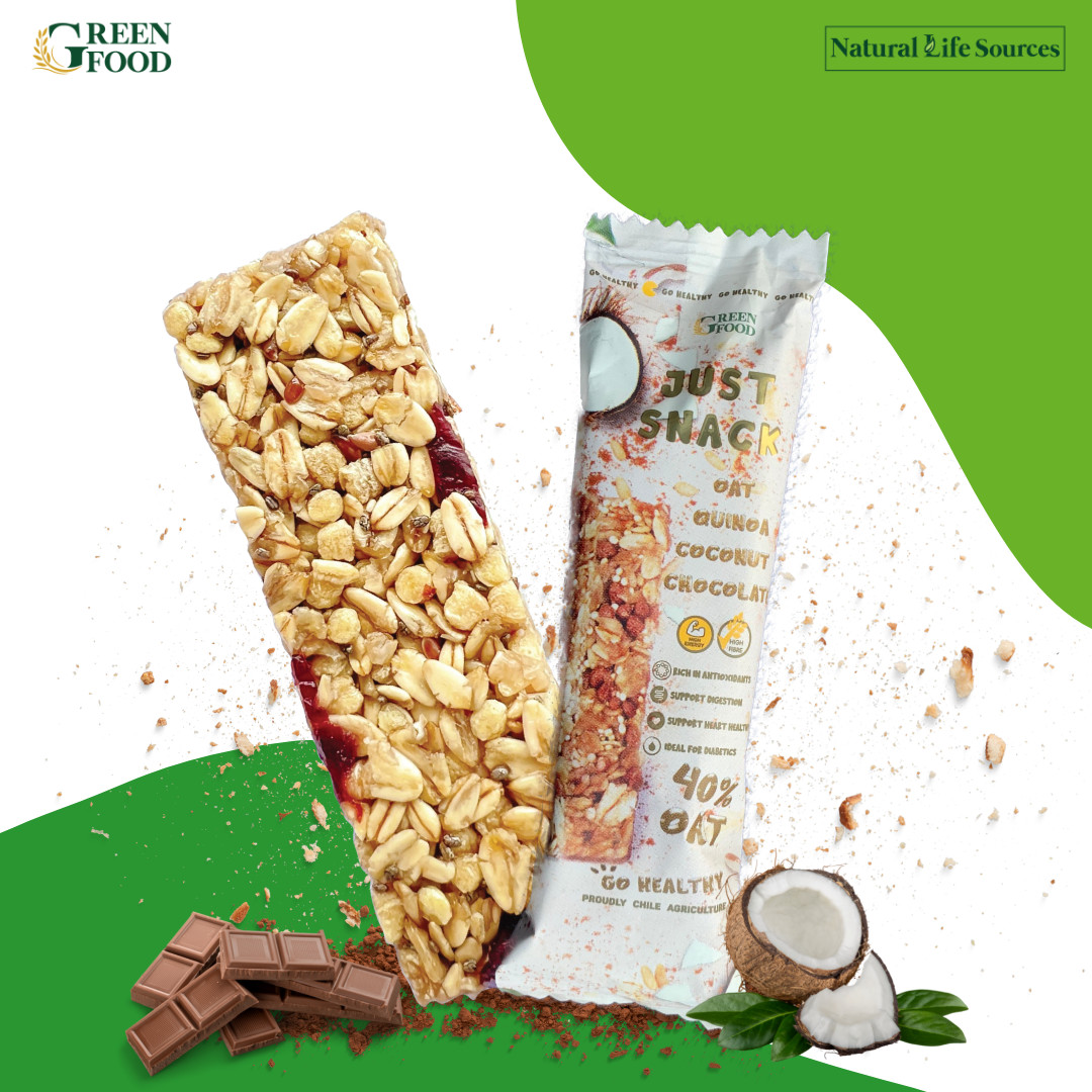 Thanh ngũ cốc yến mạch Just Snack vị dừa | 30g/thanh