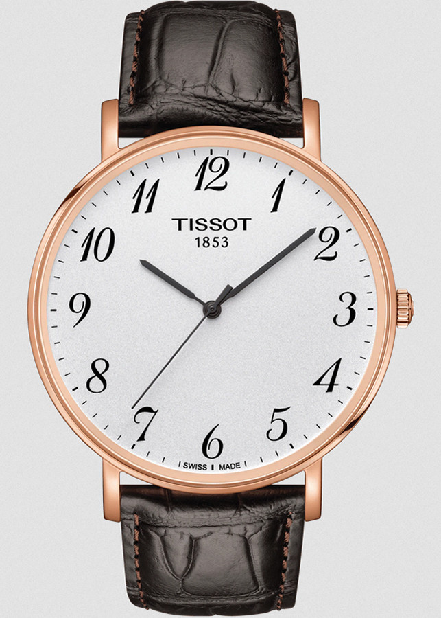 Đồng Hồ Nam Dây Da Tissot-T109.610.36.032.00 3K Sht Vỏ Vàng Hồng