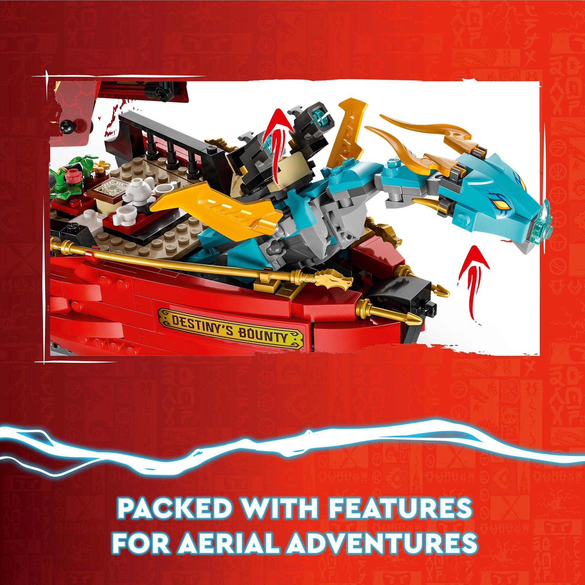 LEGO Ninjago 71797 Đồ chơi lắp ráp Chiến hạm Bounty - Cuộc chiến thời gian (1,739 chi tiết)