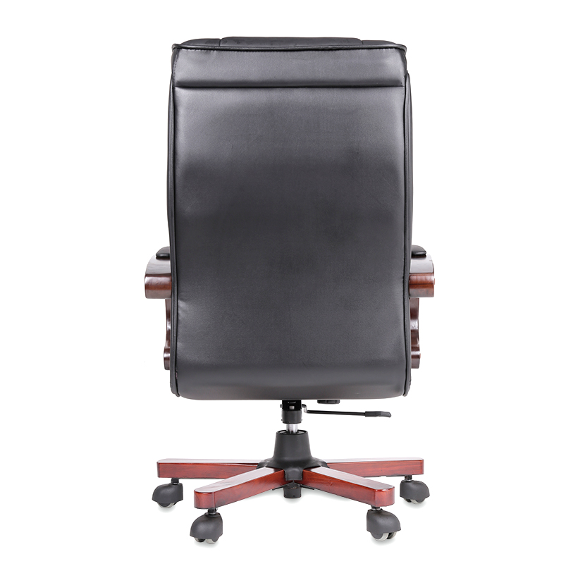 Ghế giám đốc nhập khẩu chân gỗ MNEC-18017-U