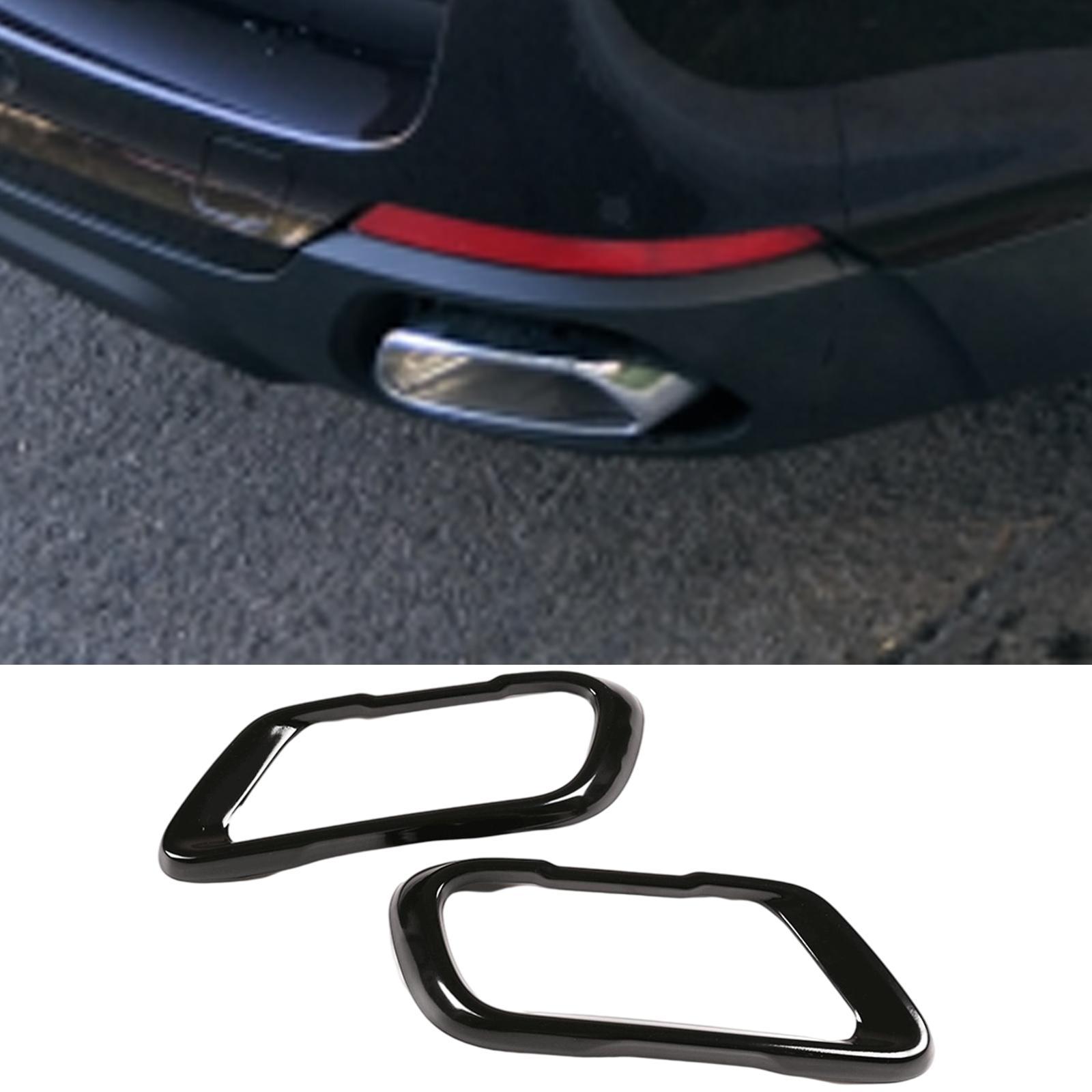 Exhaust Covers Stickers Auto Accessories Tail Throat Decorative Frame for BMW
