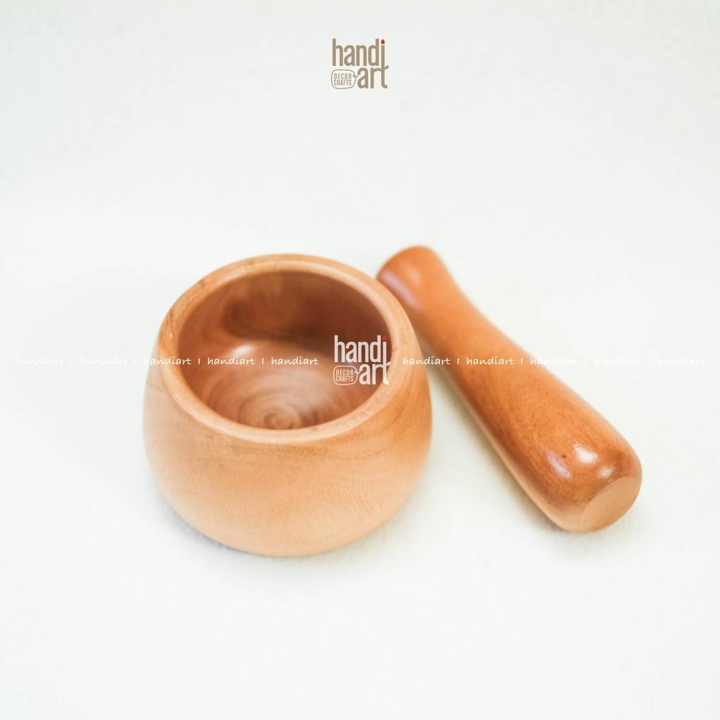 Bộ chày giã cối gỗ hiện đại- mortar pestle