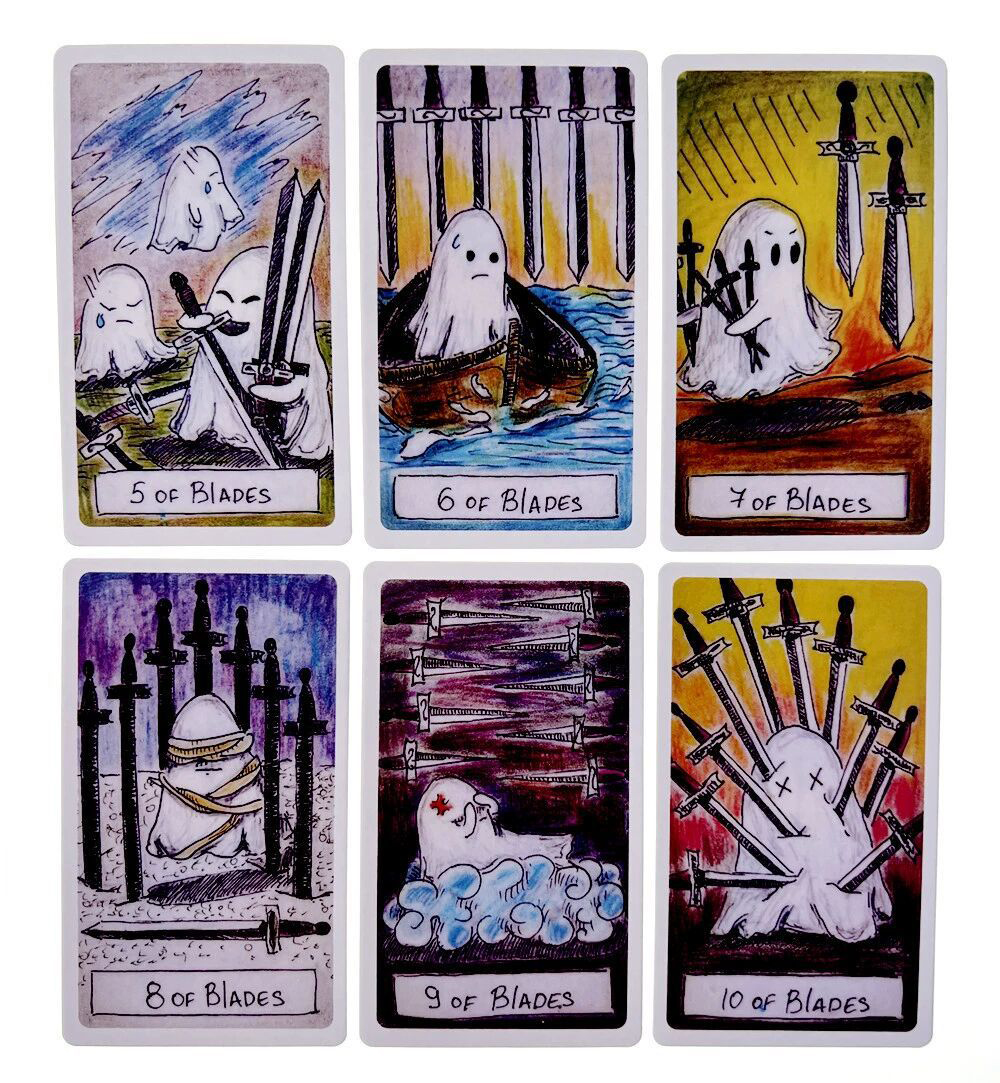 Bộ Bài Cute Ghost Tarot 78 Lá Bài