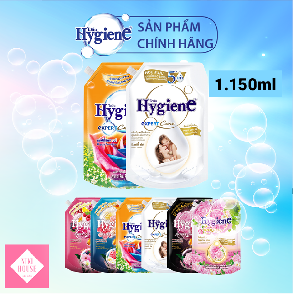 NEW [SIÊU THƠM - MỀM] Nước xả vải Đậm Đặc Thái Lan HYGIENE 1.150ml (túi)