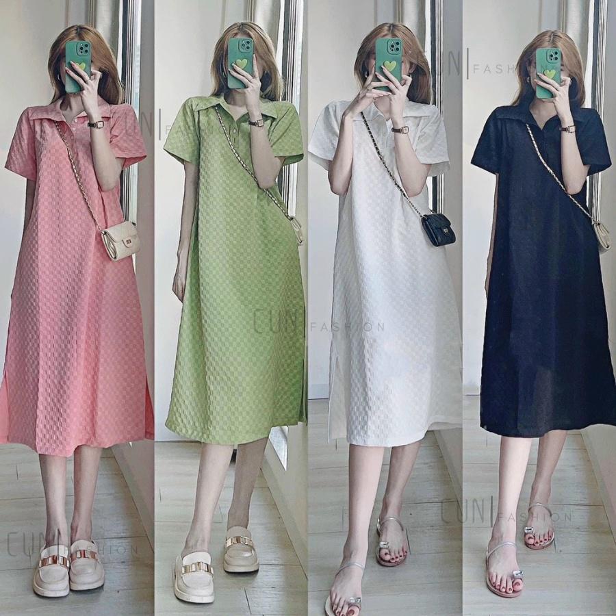 Đầm Tiểu Thư Thiết Kế Dáng Xòe Cun Fashion MTK2045 Cao Cấp