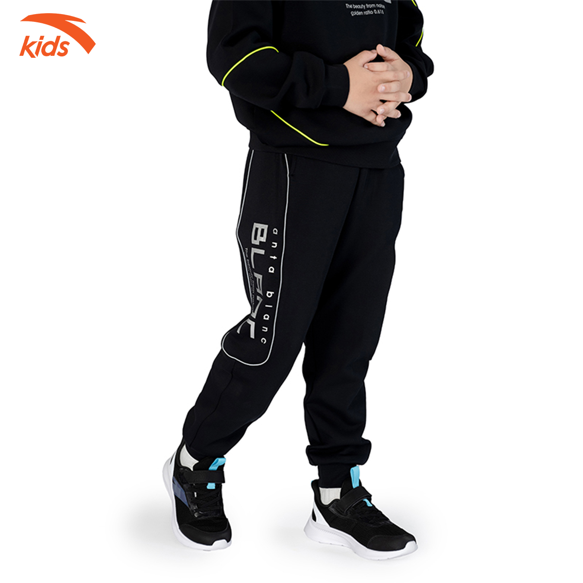 Quần dài bé trai Anta Kids chất liệu nỉ bo gấu 352247741-1