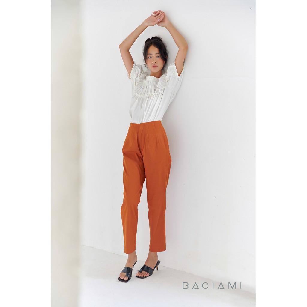 Baciami-Quần Kaki Xếp Ly Eo