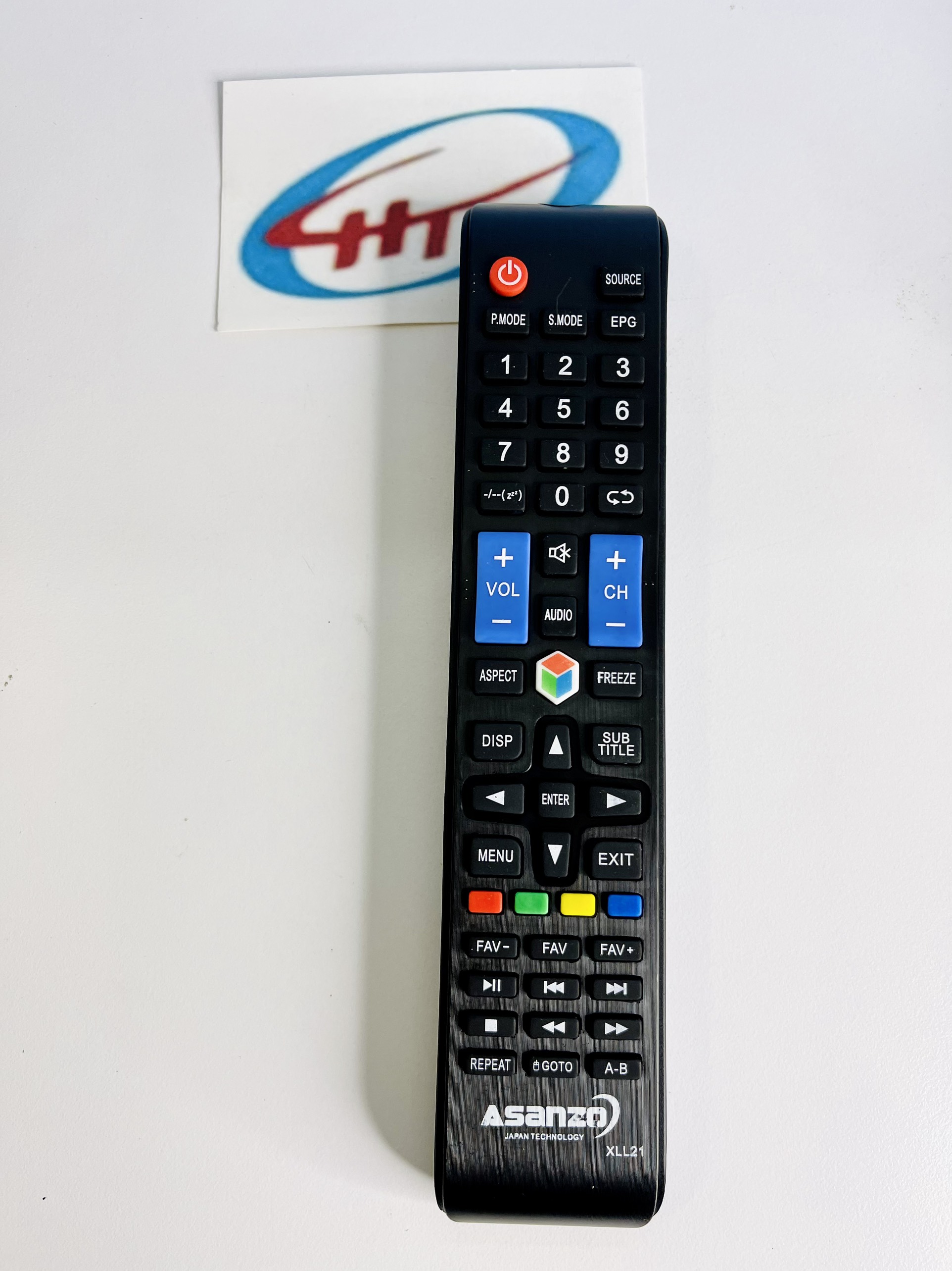 ĐIỀU KHIỂN TIVI ASANZO 3D DÀI CÓ MẠNG HÀNG CHÍNH HÃNG.
