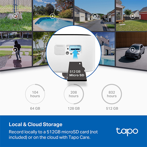 Camera an ninh năng lượng mặt trời TP-Link Tapo AI Kit Solar-Powered Security C400 KIT - Hàng chính hãng