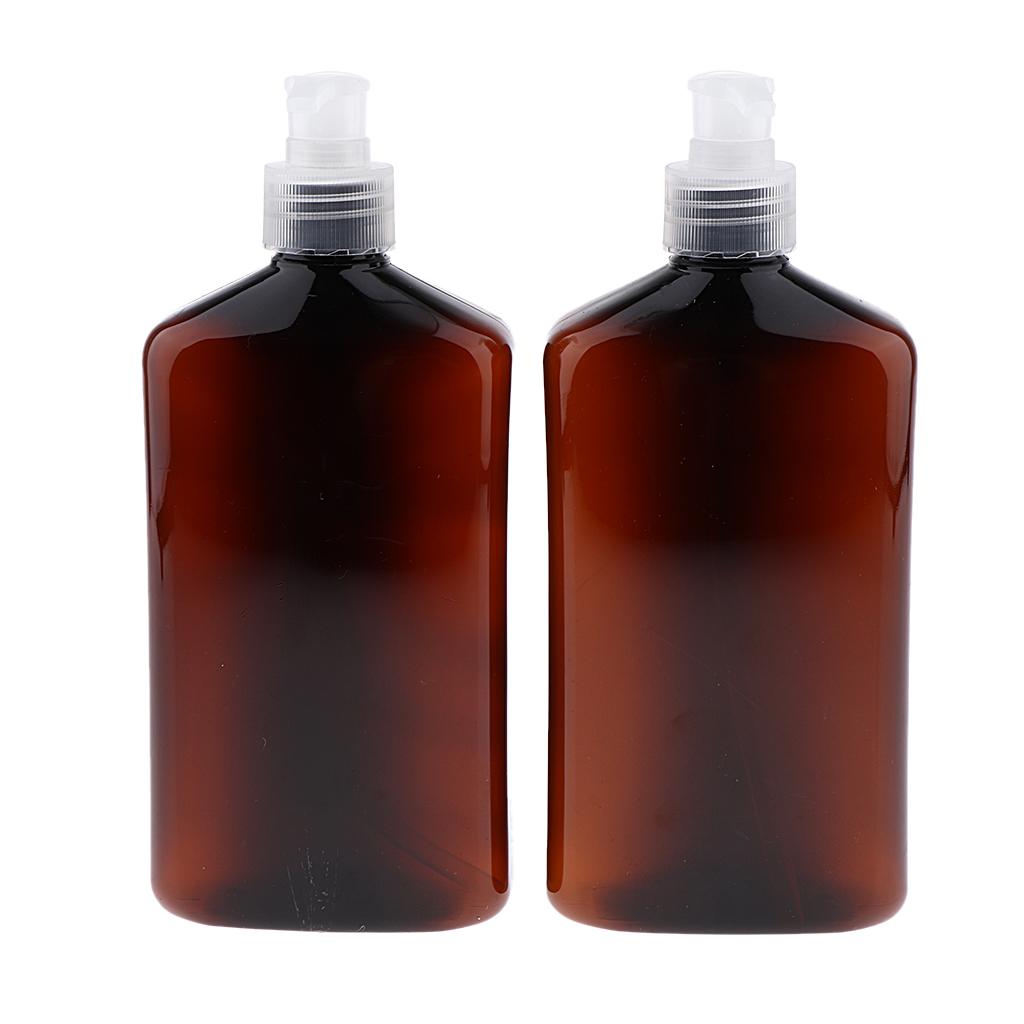 2pcs PET Empty Spray Pump Bottle refillable Cosmetic Bottles