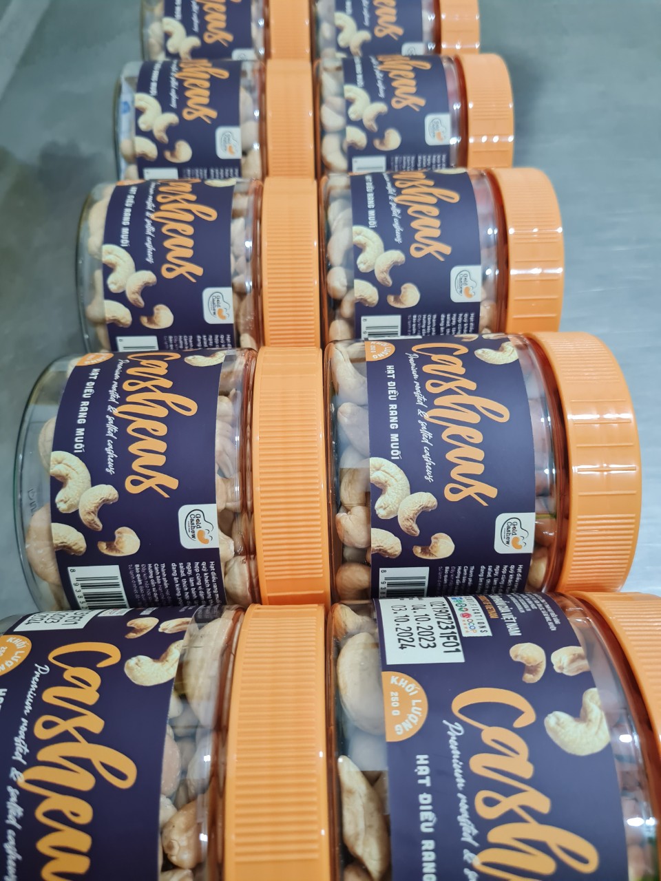 Hạt Điều Rang Muối 250gr